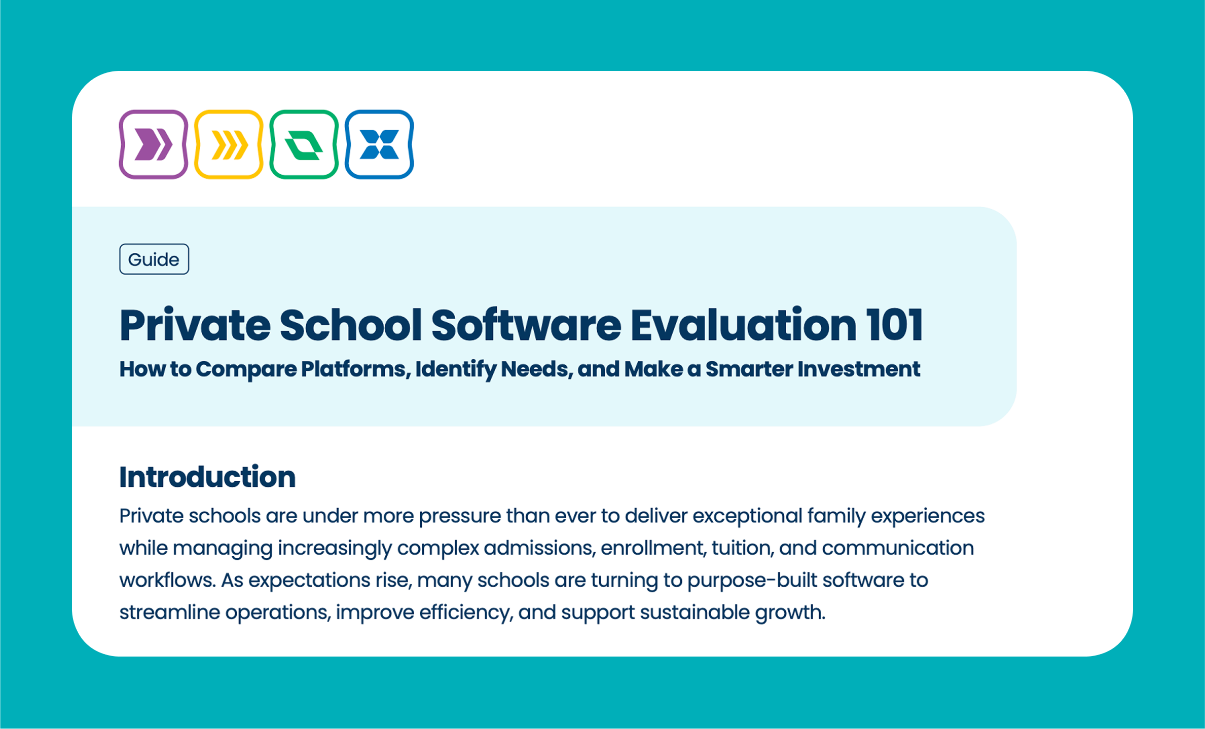 Private School Software Evaluation 101